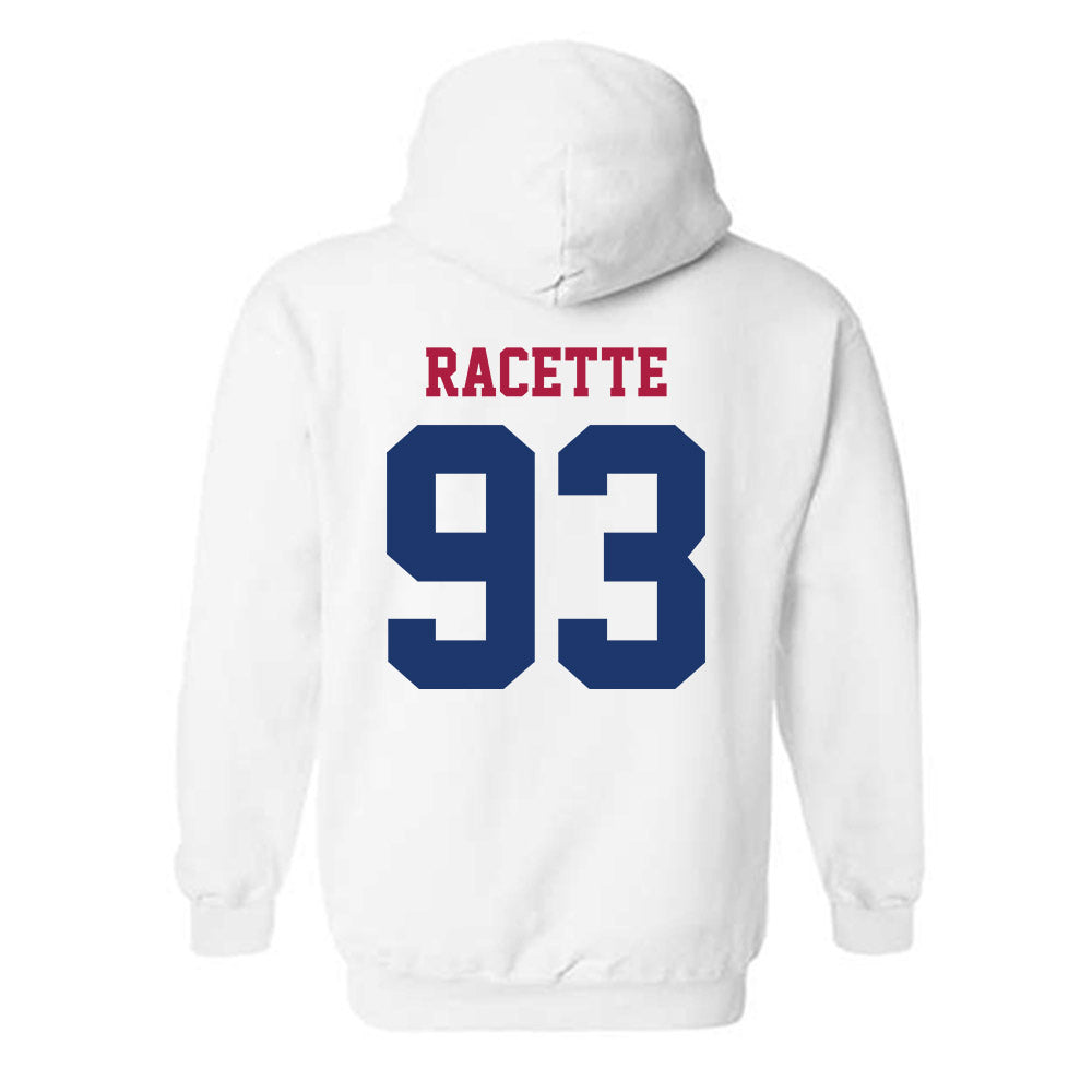 Detroit Mercy - NCAA Men's Lacrosse : Whales Racette - Classic Shersey Hooded Sweatshirt-1