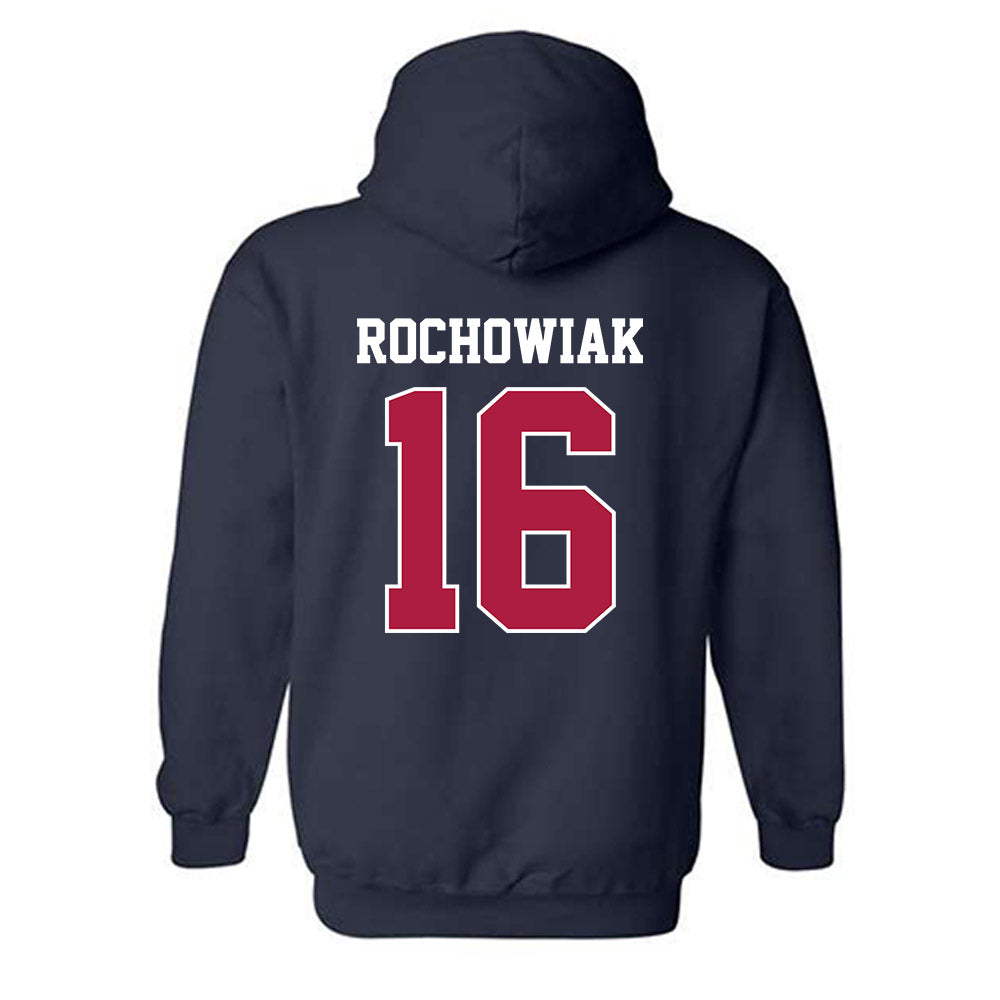 Detroit Mercy - NCAA Men's Lacrosse : Sam Rochowiak - Classic Shersey Hooded Sweatshirt-1