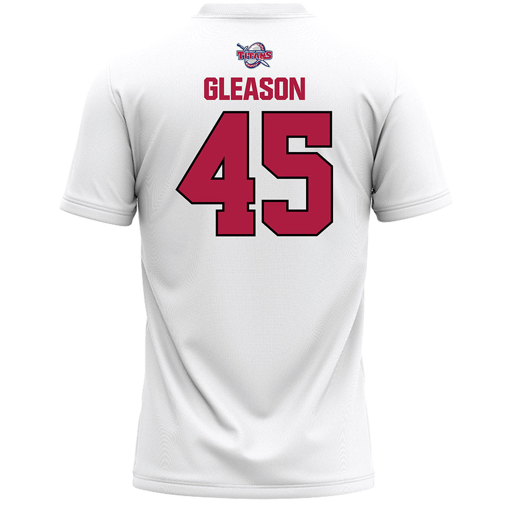 Detroit Mercy - NCAA Men's Lacrosse : Zach Gleason - White Lacrosse Jersey -1