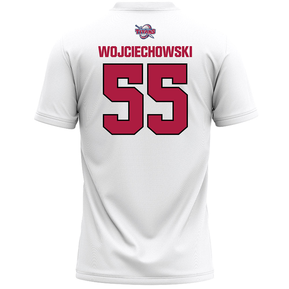 Detroit Mercy - NCAA Men's Lacrosse : DJ Wojciechowski - White Lacrosse Jersey -1