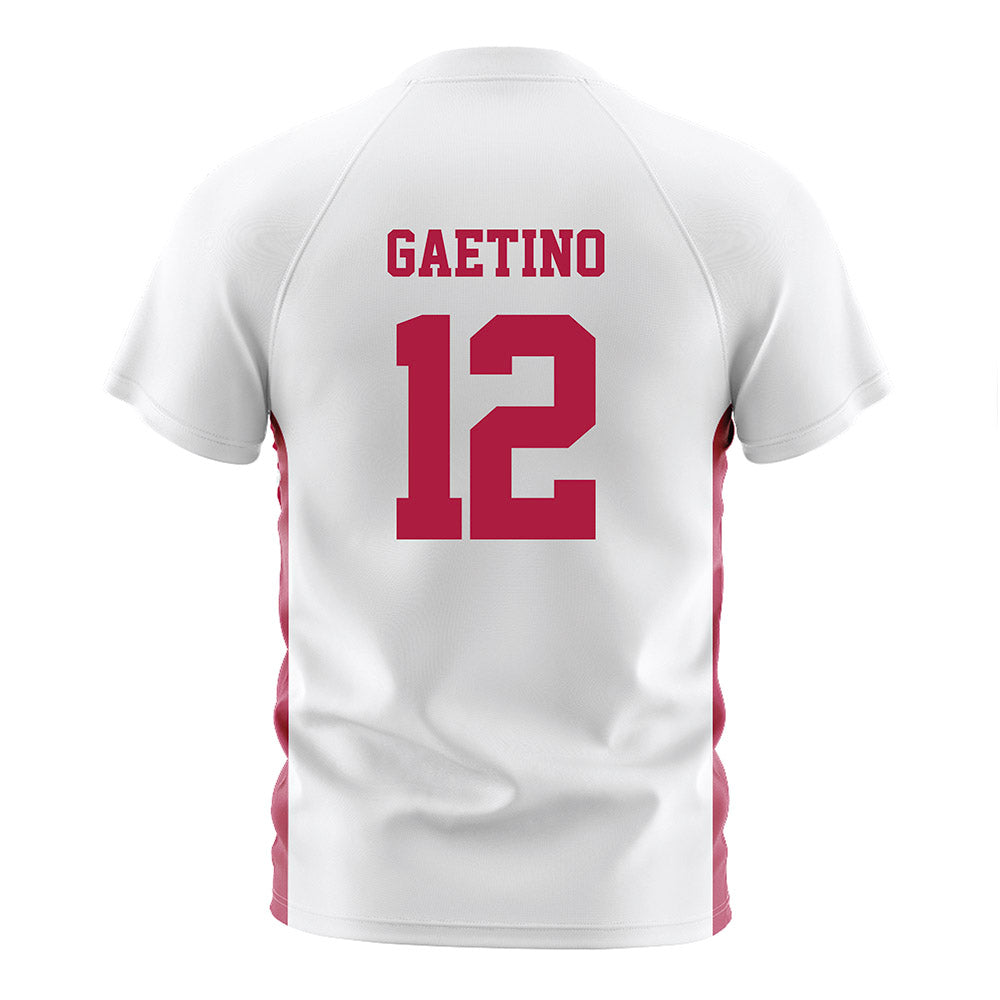Detroit Mercy - NCAA Men's Soccer : Hayden Gaetino - White Soccer Jersey-1