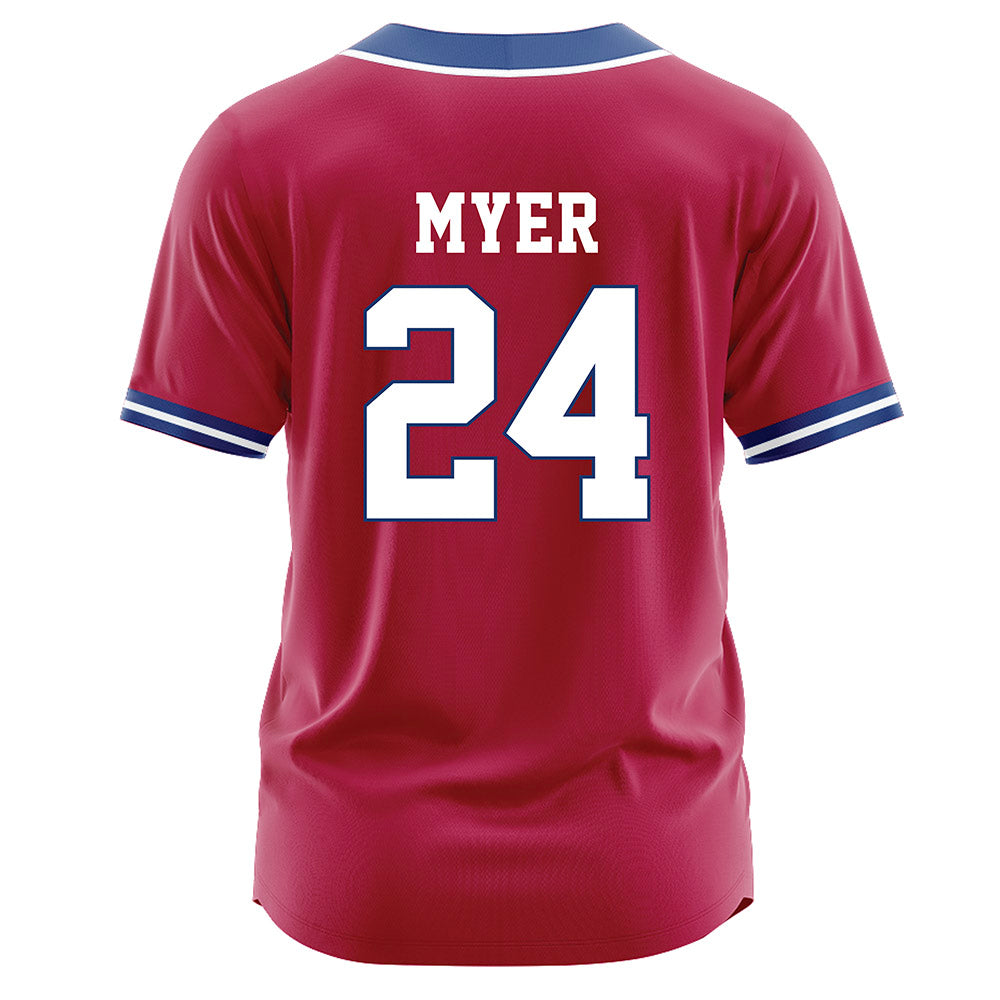 Detroit Mercy - NCAA Softball : Aubrey Myer - Red Jersey-1