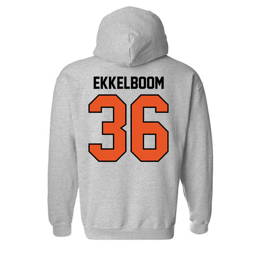 Pacific - NCAA Baseball : Jaren Ekkelboom - Classic Shersey Hooded Sweatshirt-1