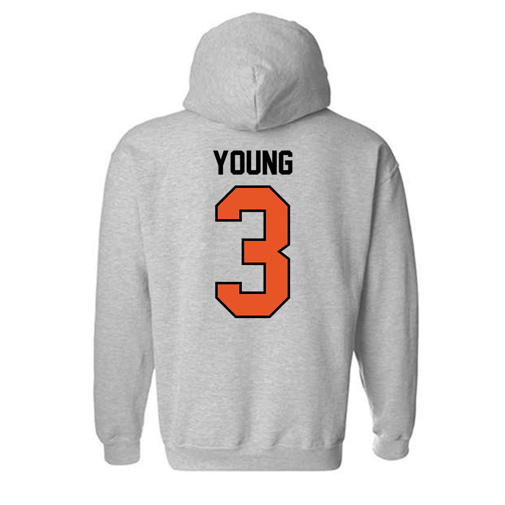 Pacific - NCAA Men's Basketball : Carlsheon Young - Classic Shersey Hooded Sweatshirt-1