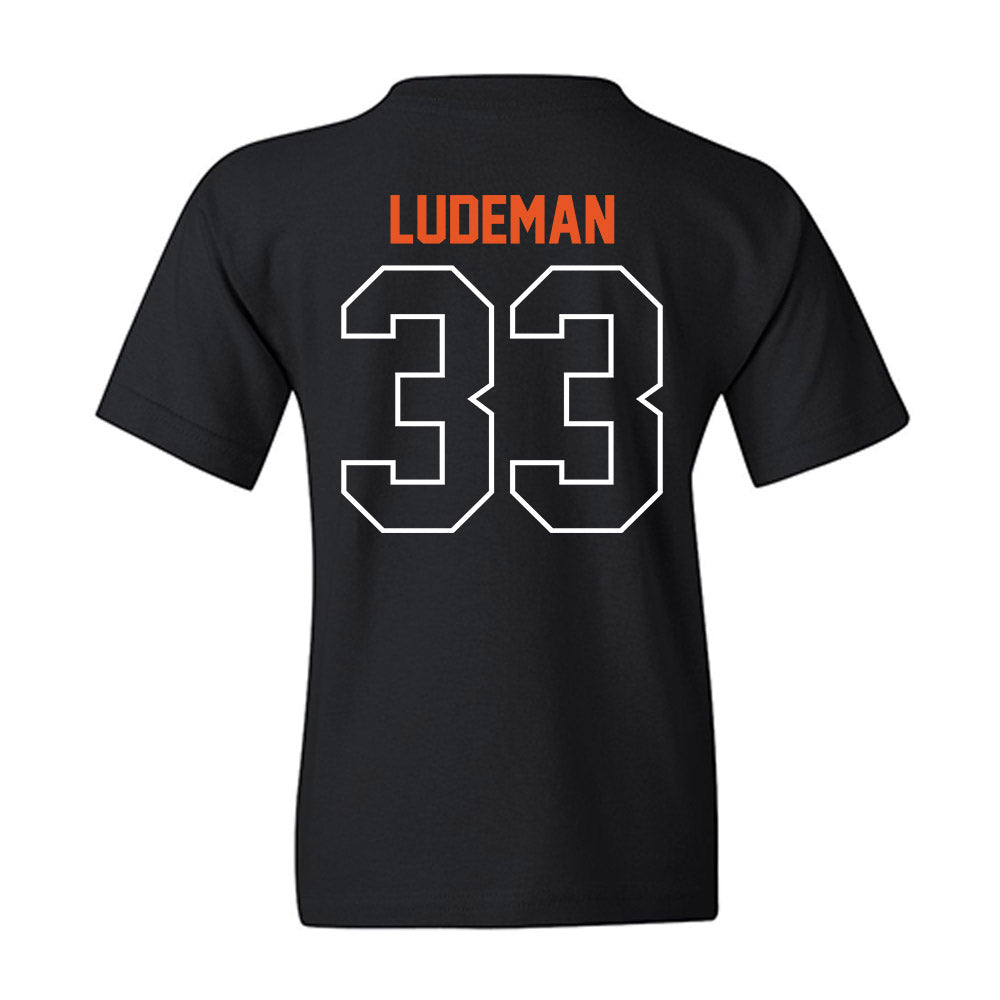 Pacific - NCAA Baseball : Matt Ludeman - Classic Shersey Youth T-Shirt-1