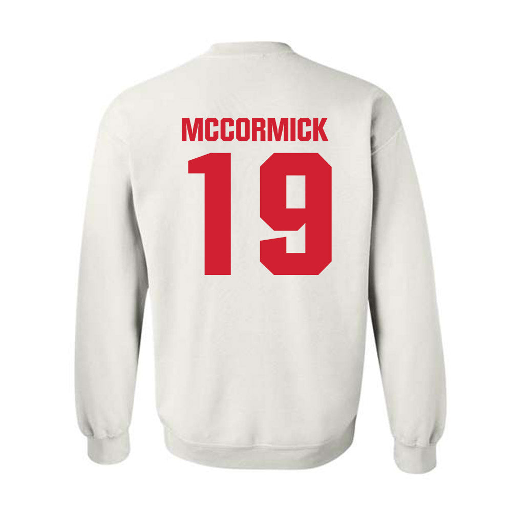 Bradley - NCAA Baseball : Colin McCormick - Classic Shersey Crewneck Sweatshirt-1