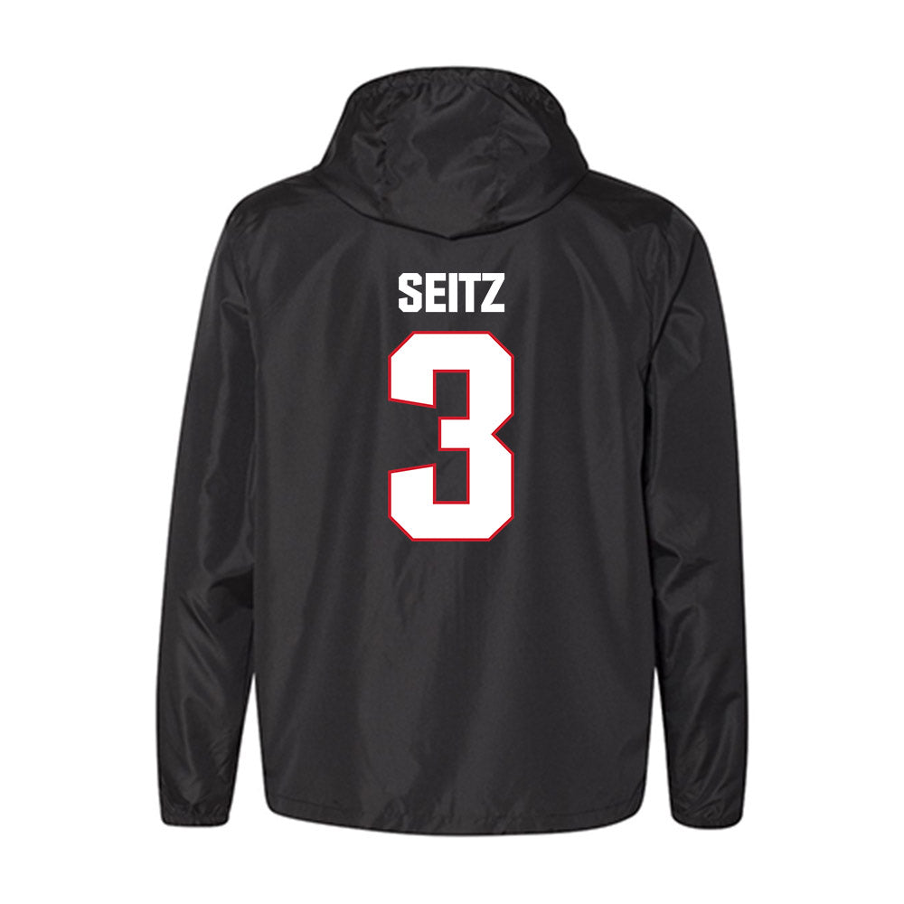 Bradley - NCAA Softball : Brynna Seitz - Windbreaker-1