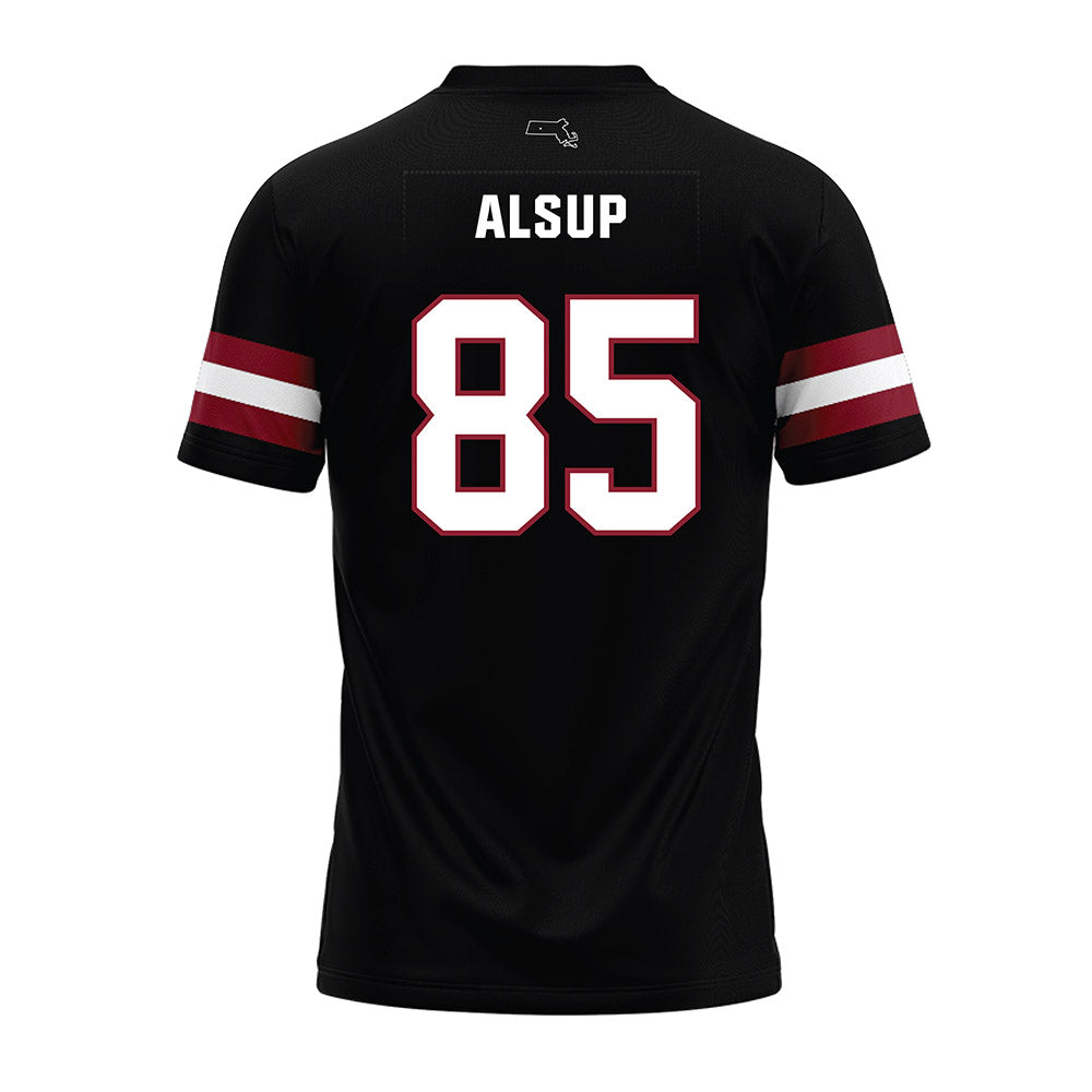 UMass - NCAA Football : Drew Alsup - Black Premium Football Jersey-1