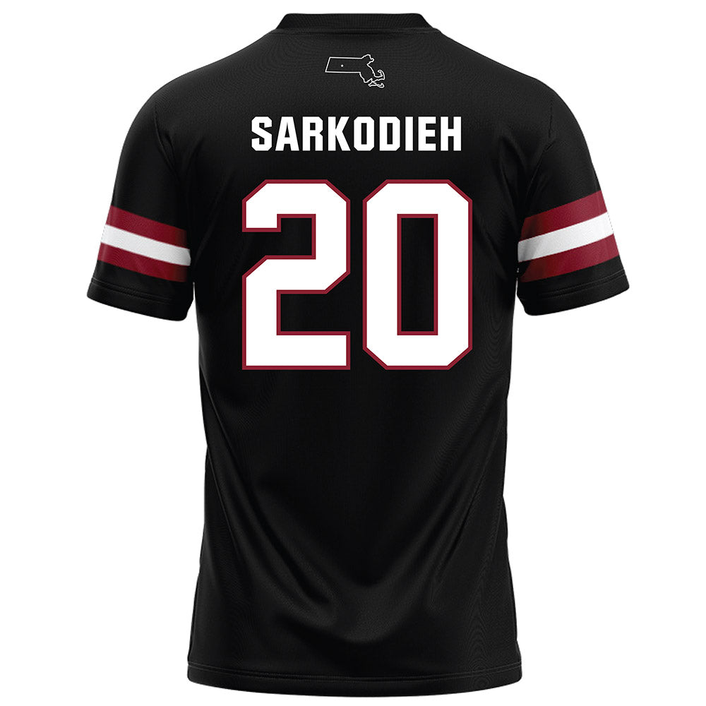 UMass - NCAA Football : Keith Sarkodieh - Black Football Jersey-1