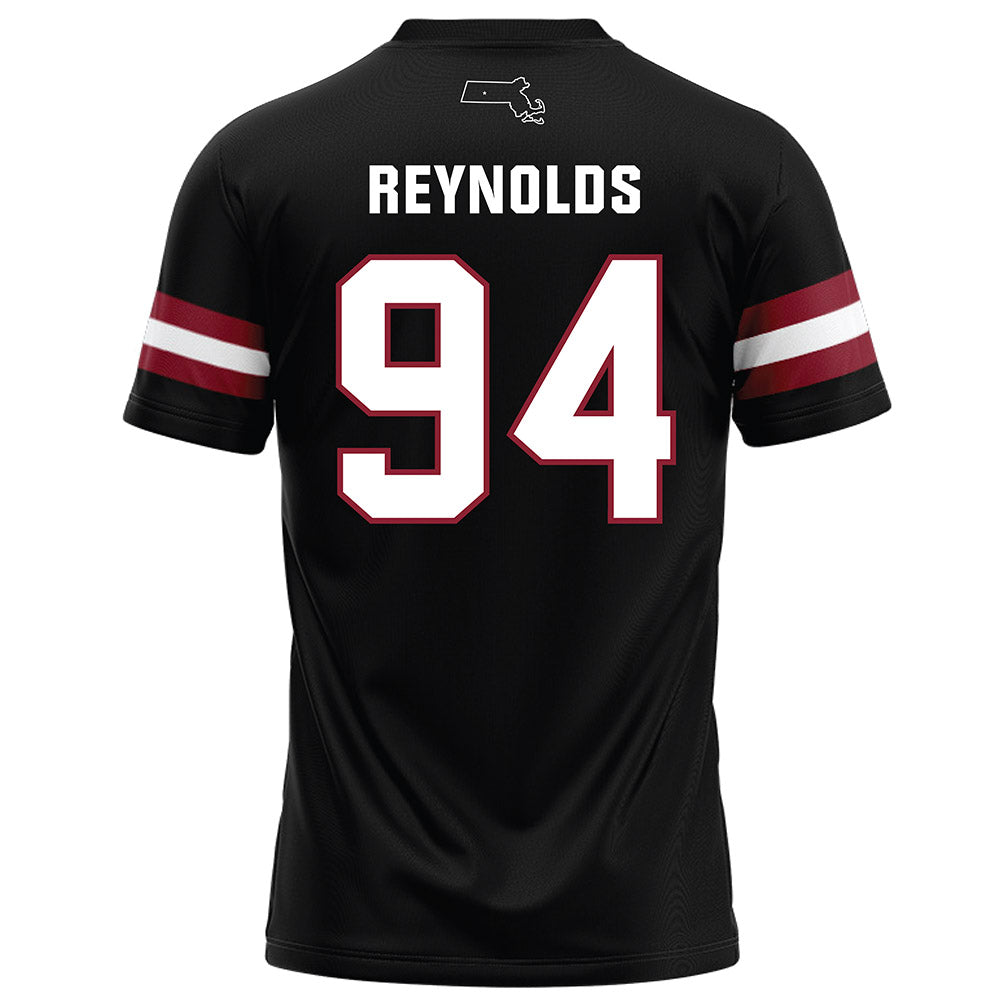 UMass - NCAA Football : Colin Reynolds - Black Football Jersey-1