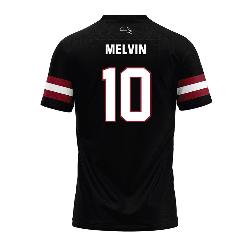 UMass - NCAA Football : Aubrey Melvin - Black Premium Football Jersey-1