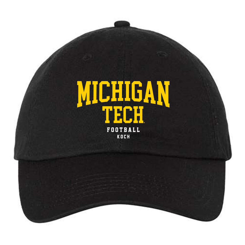 Michigan Tech - NCAA Football : Chase Koch - Dad Hat-0