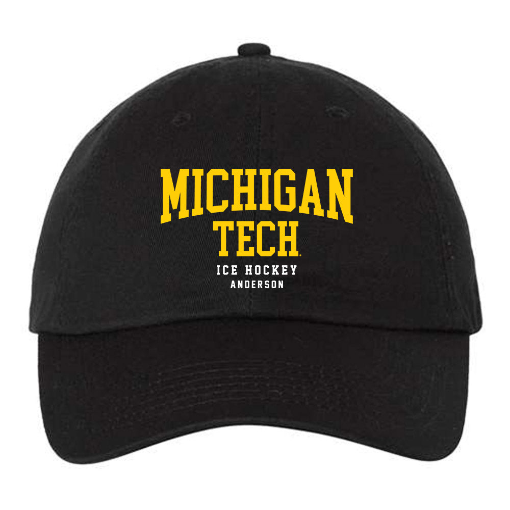 Michigan Tech - NCAA Men's Ice Hockey : Jack Anderson - Dad Hat-0