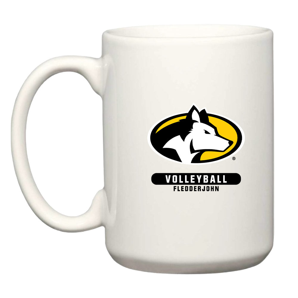 Michigan Tech - NCAA Women's Volleyball : Julia Fledderjohn - Coffee Mug-0