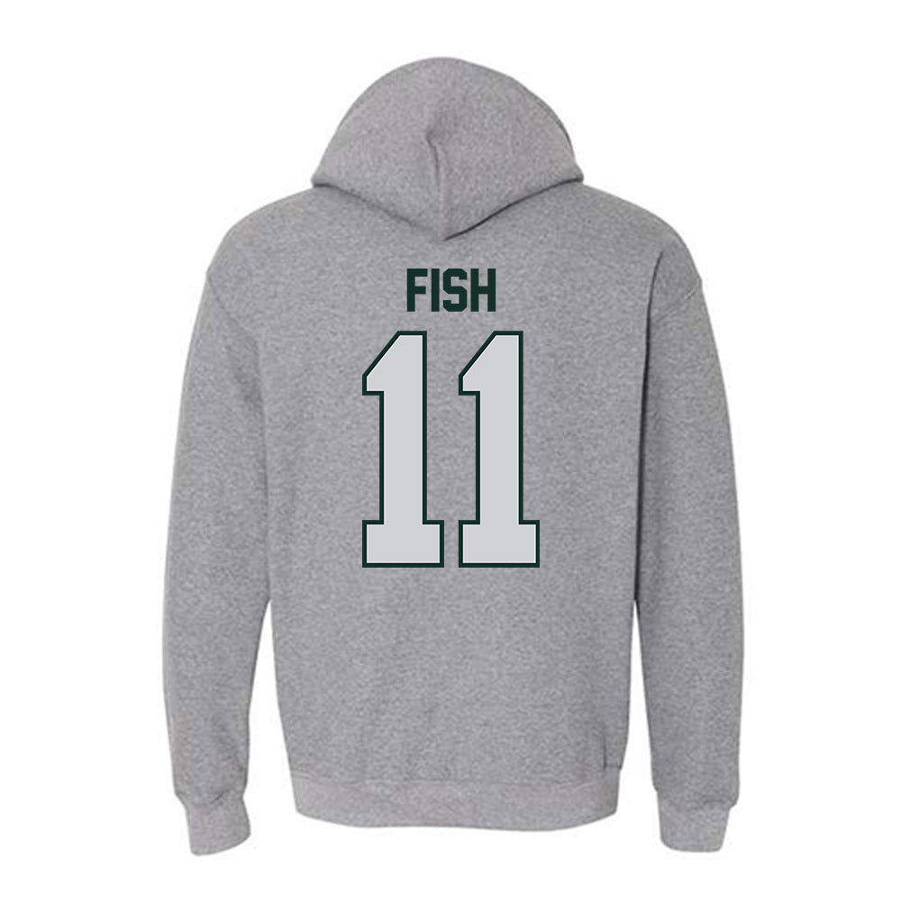UW Green Bay - NCAA Women's Volleyball : Kirsten Fish - Classic Shersey Hooded Sweatshirt-1