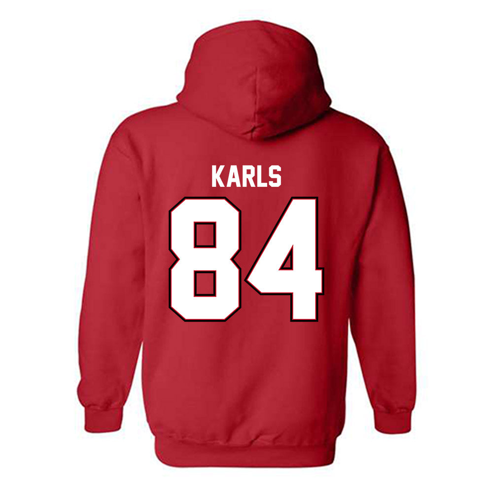 UW River Falls - NCAA Football : Andrew Karls - Classic Shersey Hooded Sweatshirt-1