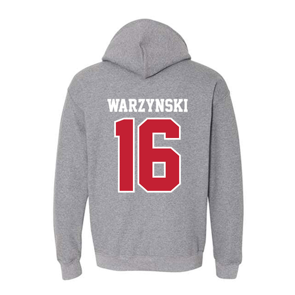 UW River Falls - NCAA Football : Riley Warzynski - Classic Shersey Hooded Sweatshirt-1