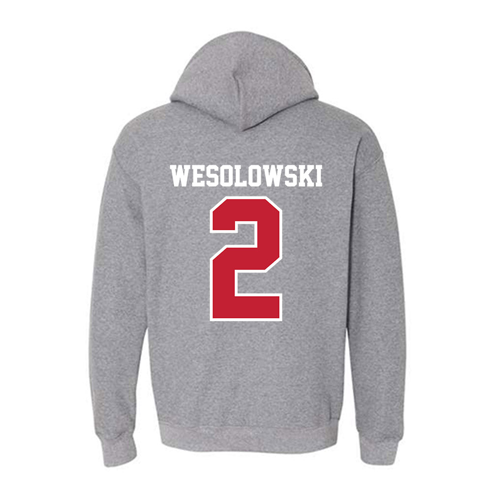 UW River Falls - NCAA Football : Ben Wesolowski - Classic Shersey Hooded Sweatshirt-1