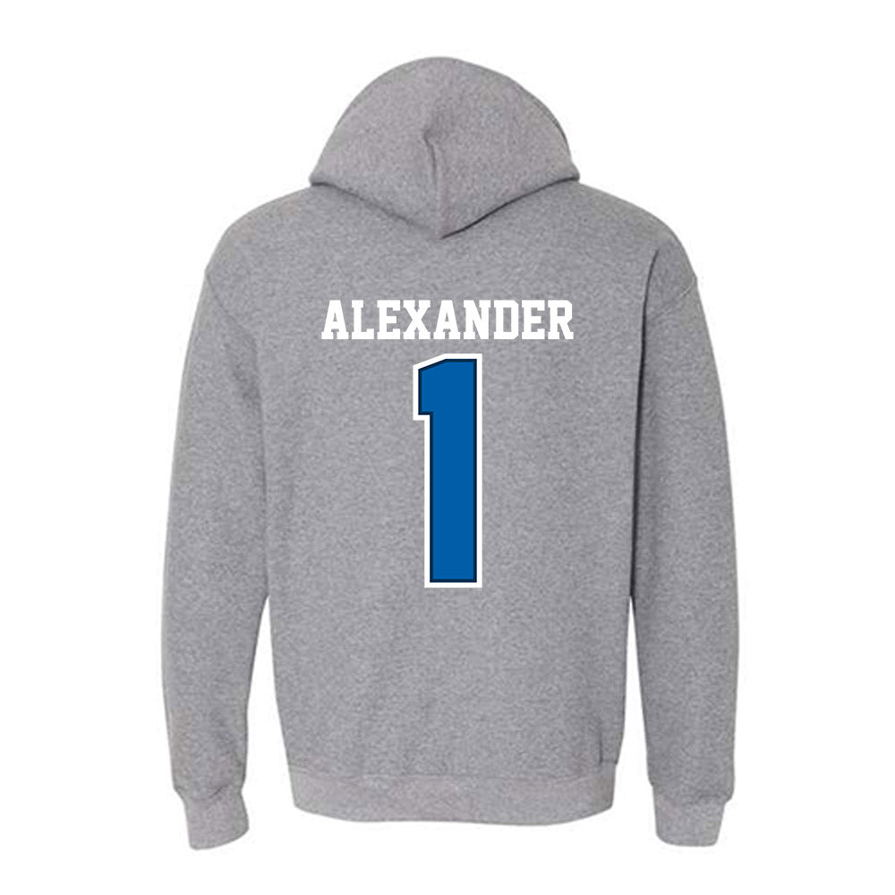 New Orleans - NCAA Beach Volleyball : Lucianna Alexander - Classic Shersey Hooded Sweatshirt-1