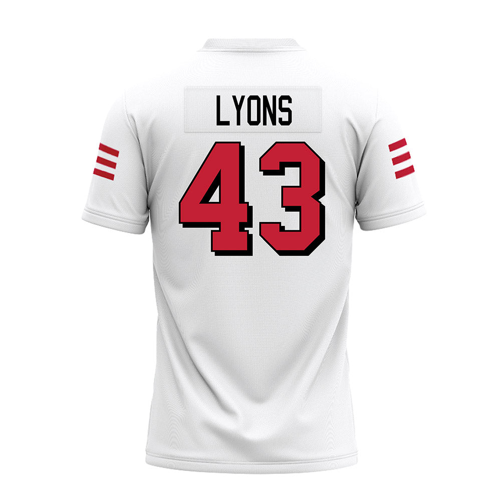 Miami of Ohio - NCAA Football : Grant Lyons - 2024 White Premium Football Jersey
