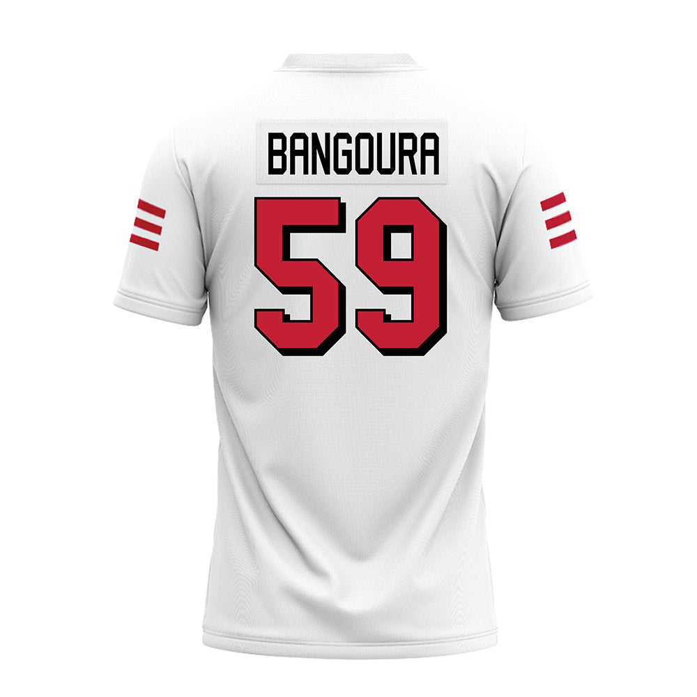 Miami of Ohio - NCAA Football : Mohamed Bangoura - 2024 White Premium Football Jersey-1