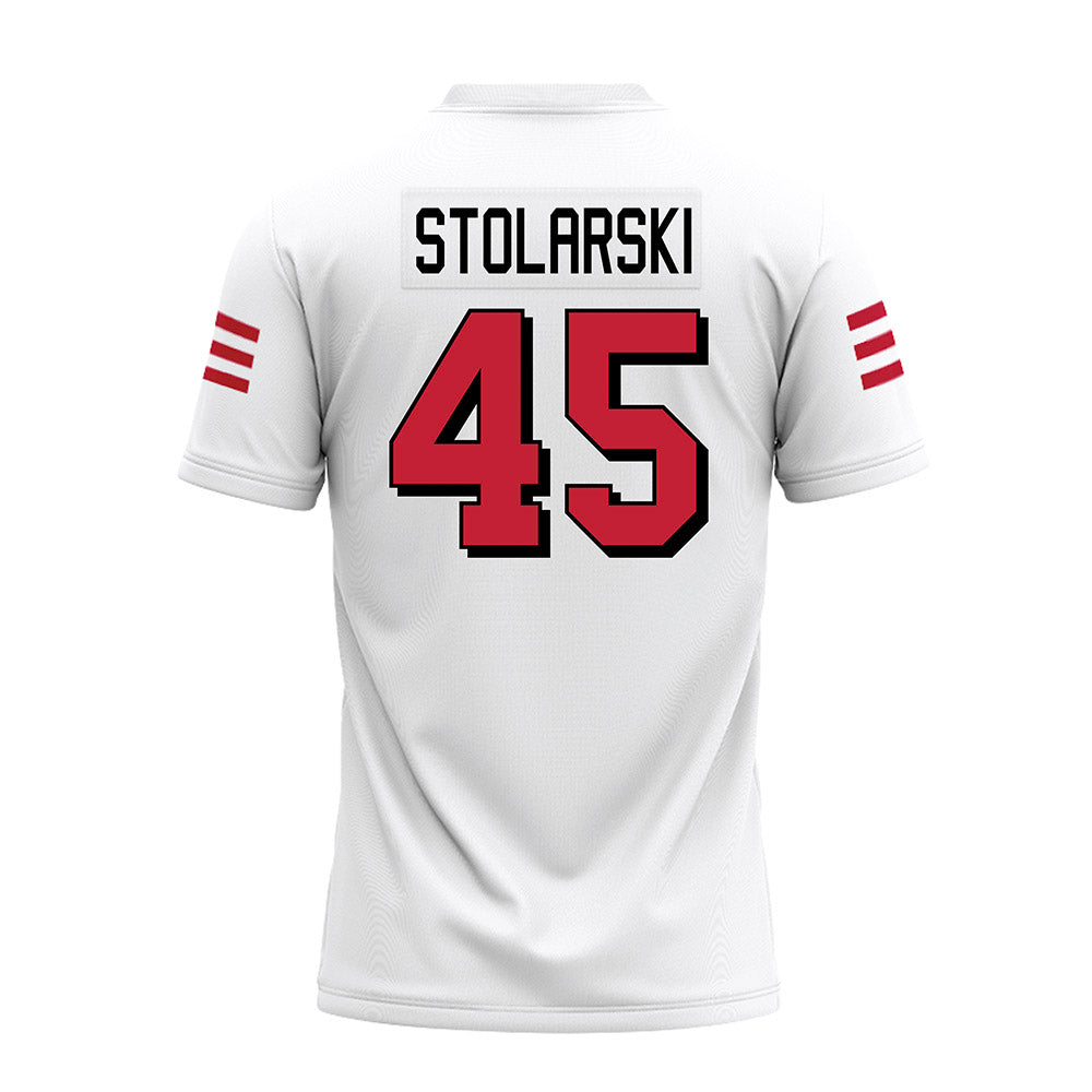 Miami of Ohio - NCAA Football : Ryan Stolarski - 2024 White Premium Football Jersey-1