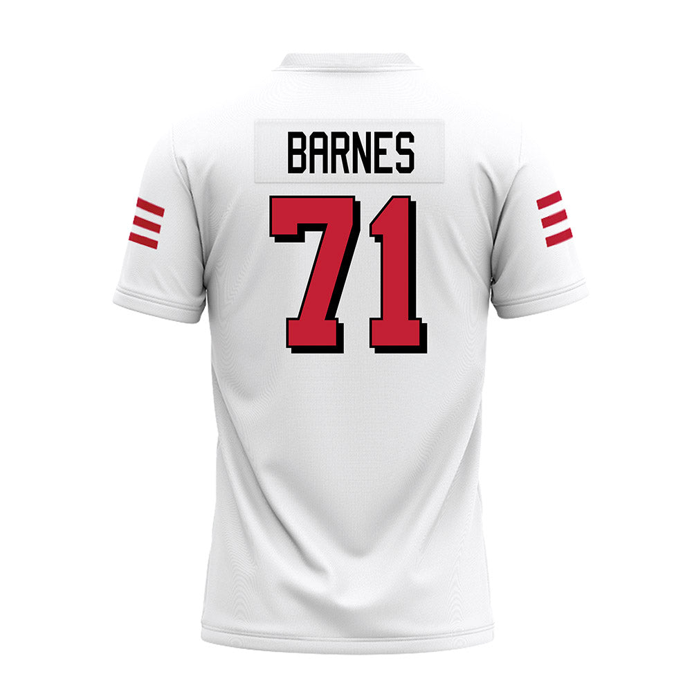Miami of Ohio - NCAA Football : Lucas Barnes - 2024 White Premium Football Jersey-1