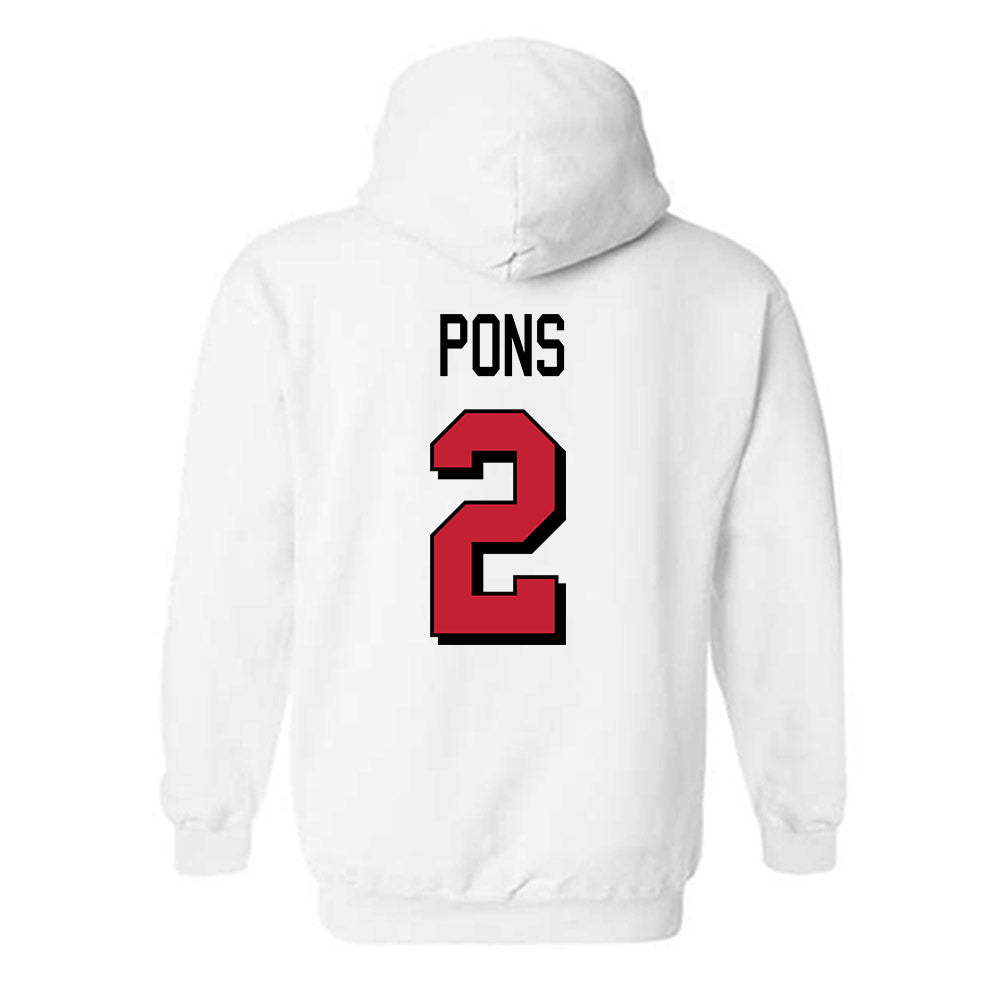Miami of Ohio - NCAA Football : Jackson Pons - 2024 Replica Shersey Hooded Sweatshirt-1