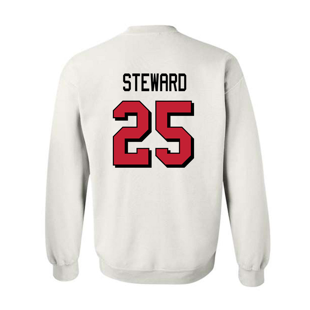 Miami of Ohio - NCAA Football : Ike Steward - 2024 Replica Shersey Crewneck Sweatshirt-1