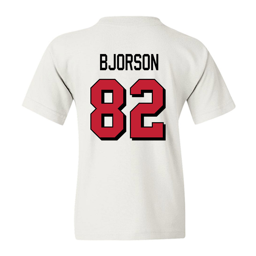 Miami of Ohio - NCAA Football : Andrew Bjorson - 2024 Replica Shersey Youth T-Shirt-1