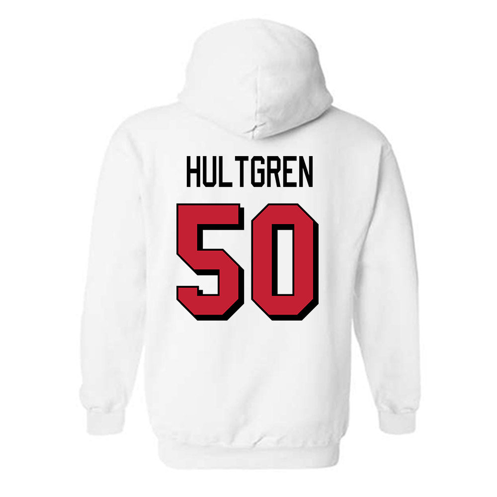 Miami of Ohio - NCAA Football : Zach Hultgren - 2024 Replica Shersey Hooded Sweatshirt-1