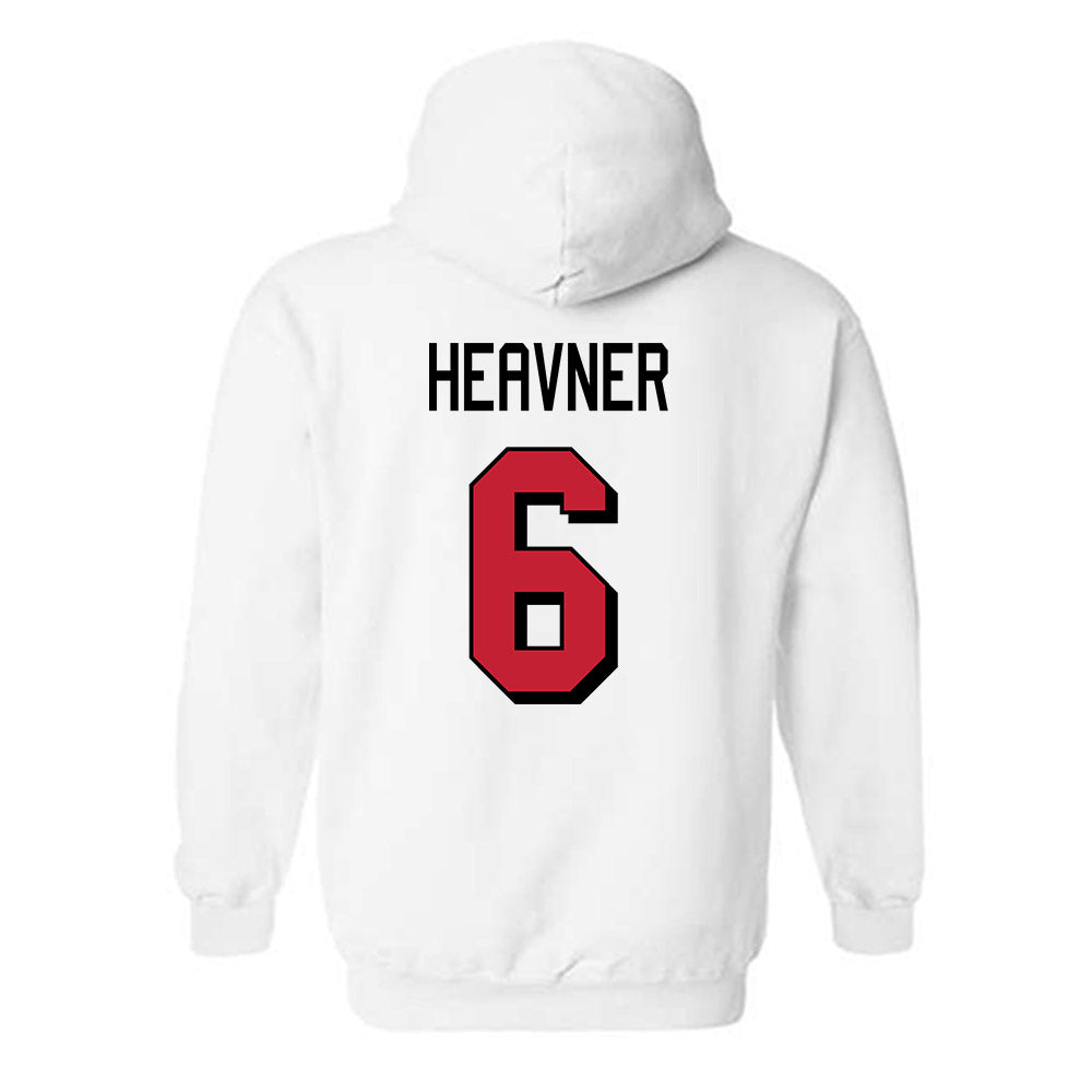 Miami of Ohio - NCAA Football : Caleb Heavner - 2024 Replica Shersey Hooded Sweatshirt-1