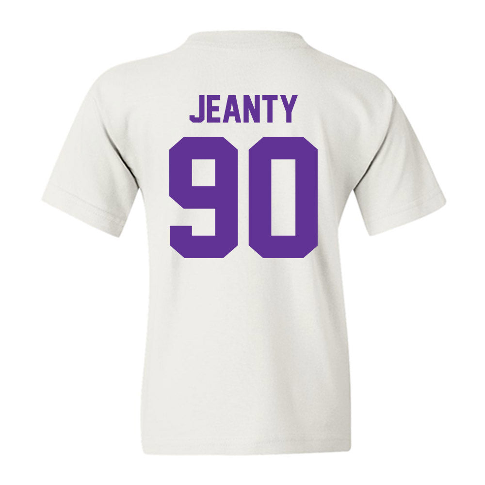 Western Carolina - NCAA Football : Fernando Jeanty - Classic Shersey Youth T-Shirt-1