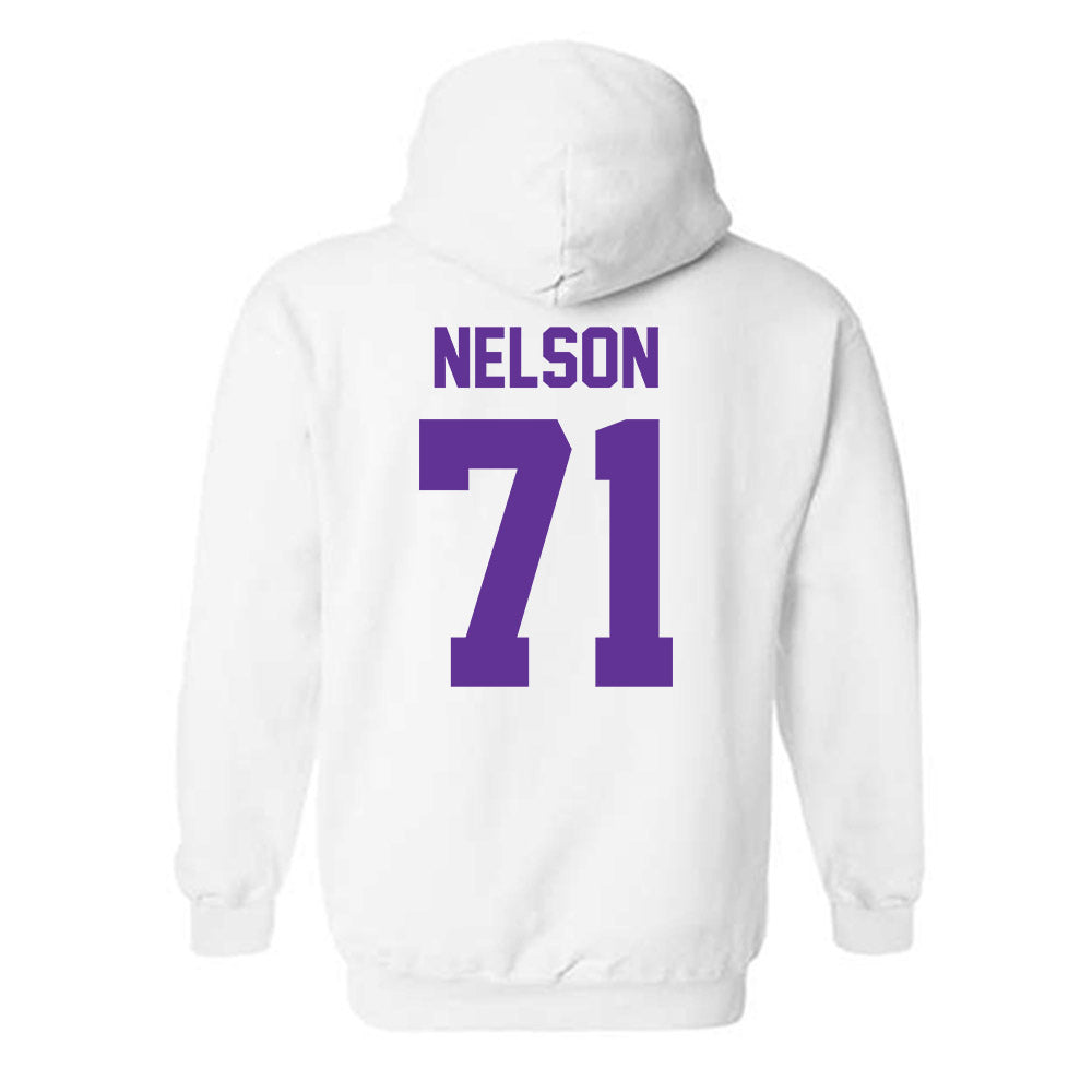 Western Carolina - NCAA Football : Sawyer Nelson - Classic Shersey Hooded Sweatshirt-1