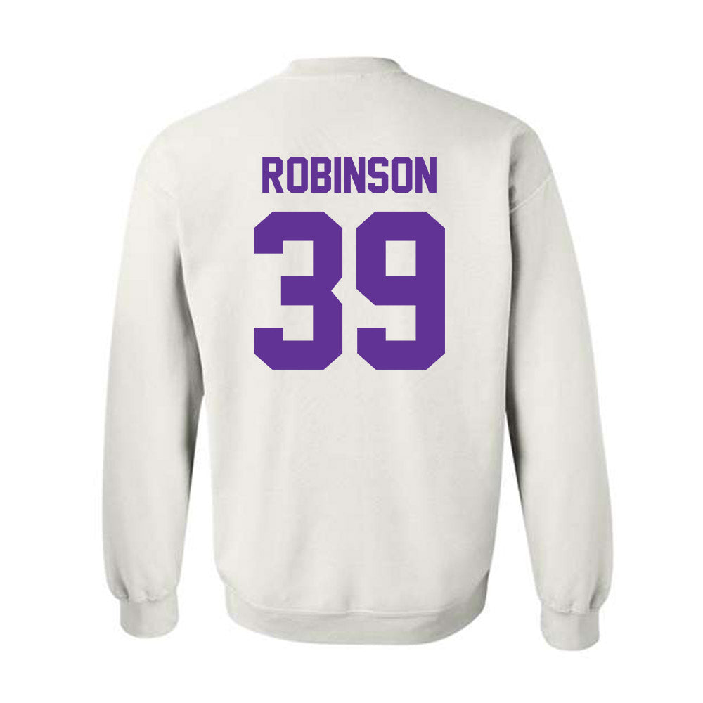 Western Carolina - NCAA Baseball : Dominic Robinson - Classic Shersey Crewneck Sweatshirt-1