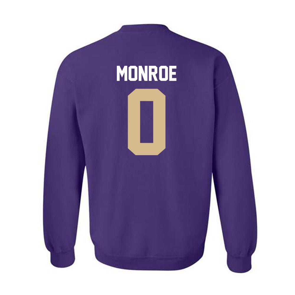 Western Carolina - NCAA Football : Blue Monroe - Classic Shersey Crewneck Sweatshirt-1
