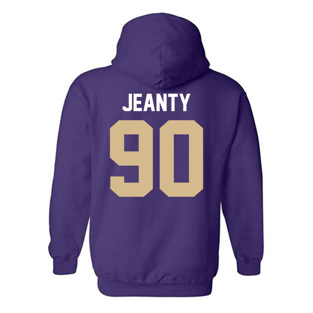 Western Carolina - NCAA Football : Fernando Jeanty - Classic Shersey Hooded Sweatshirt-1