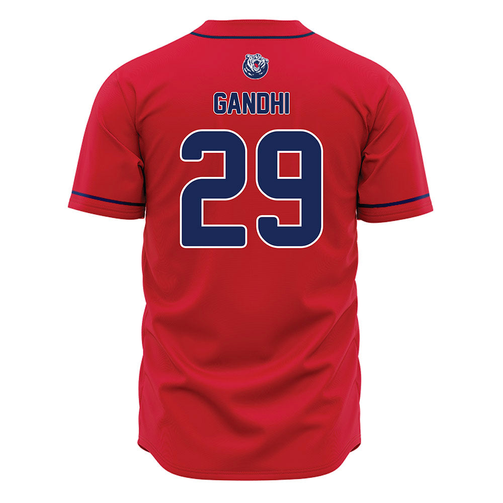 Belmont - NCAA Baseball : Krish Gandhi - Red Jersey