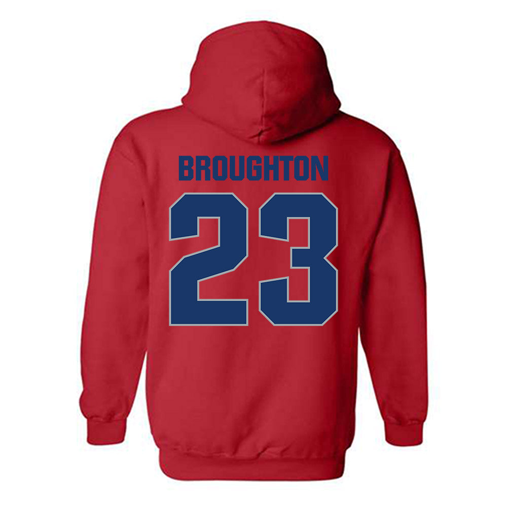 Francis Marion - NCAA Men's Basketball : Jaden Broughton - Hooded Sweatshirt-1