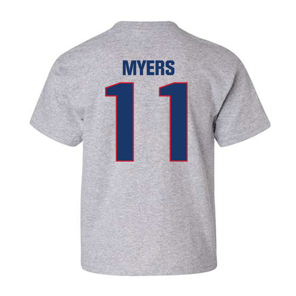 Francis Marion - NCAA Women's Basketball : Tyra Myers - Youth T-Shirt-1