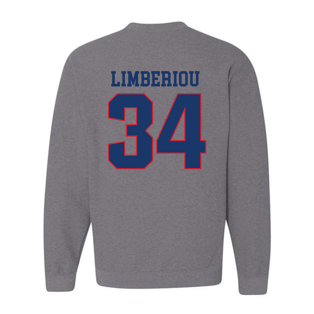 Francis Marion - NCAA Acrobatics & Tumbling : Mia Limberiou - Crewneck Sweatshirt-1
