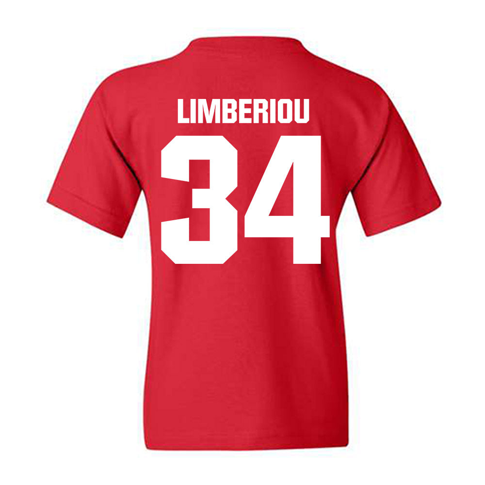 Francis Marion - NCAA Acrobatics & Tumbling : Mia Limberiou - Youth T-Shirt-1