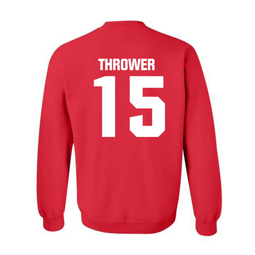 Francis Marion - NCAA Softball : Anderson Thrower - Crewneck Sweatshirt-1