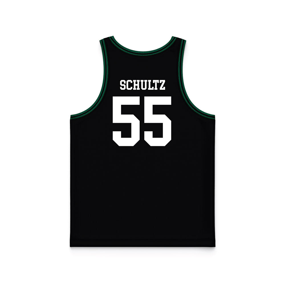UW Green Bay - NCAA Women's Basketball : Meghan Schultz - Black Basketball Jersey-1