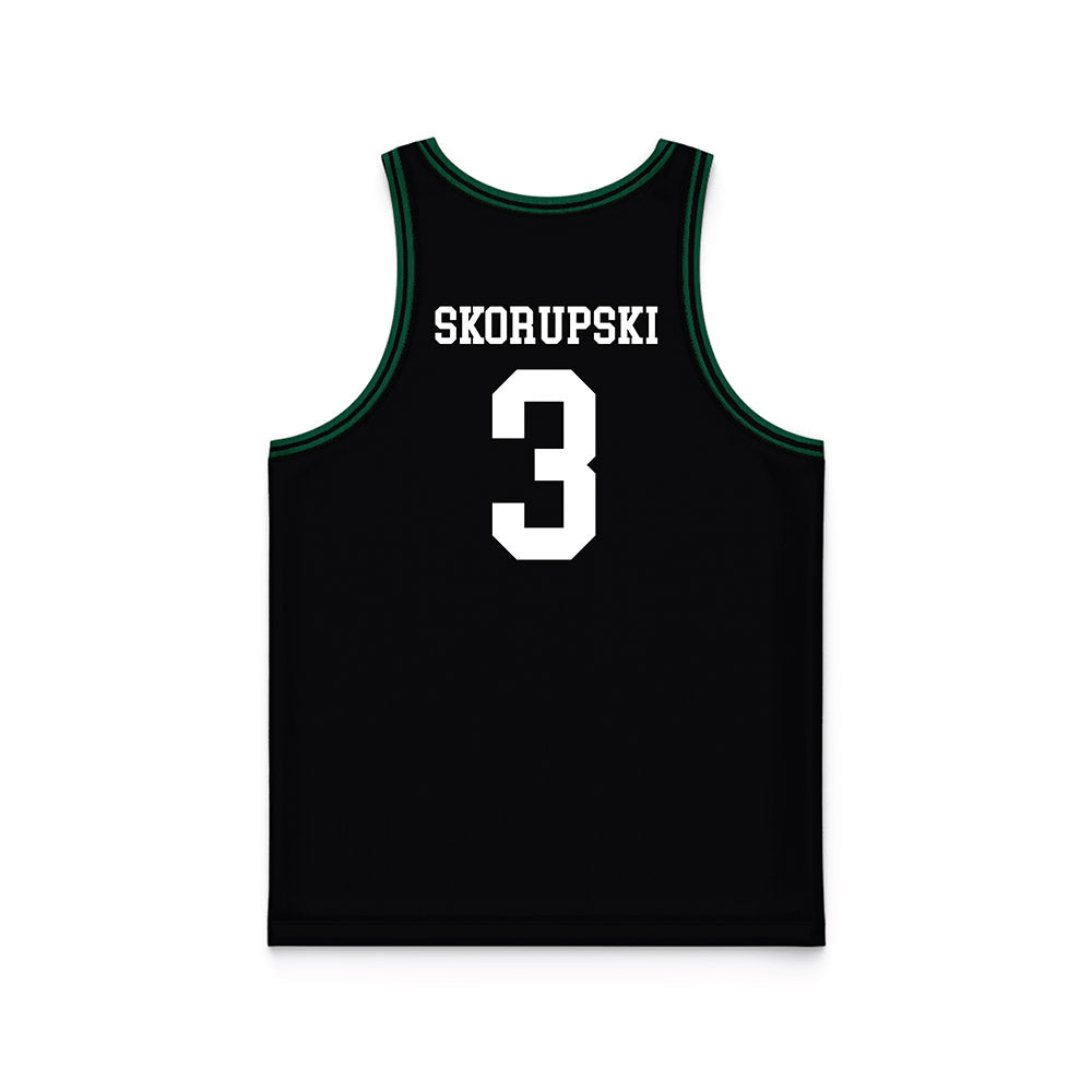 UW Green Bay - NCAA Women's Basketball : Madison Skorupski - Black Basketball Jersey-1