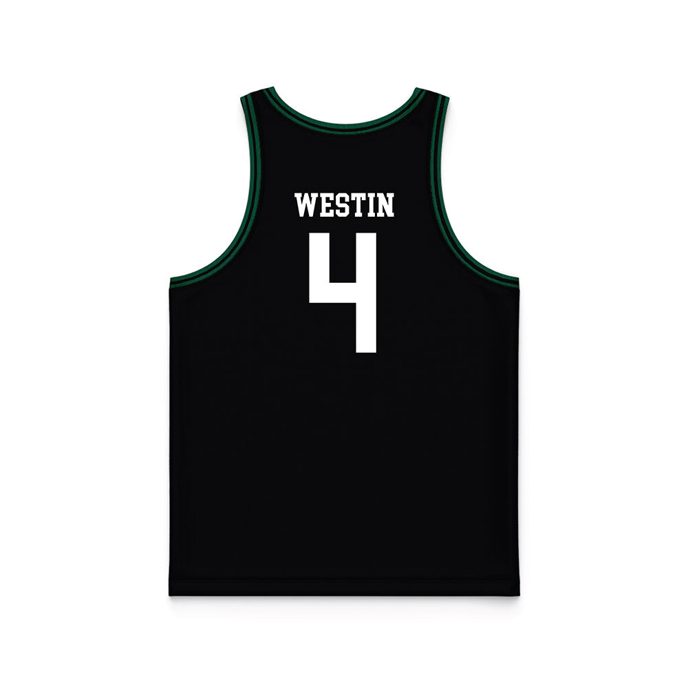 UW Green Bay - NCAA Women's Basketball : Maren Westin - Black Basketball Jersey-1