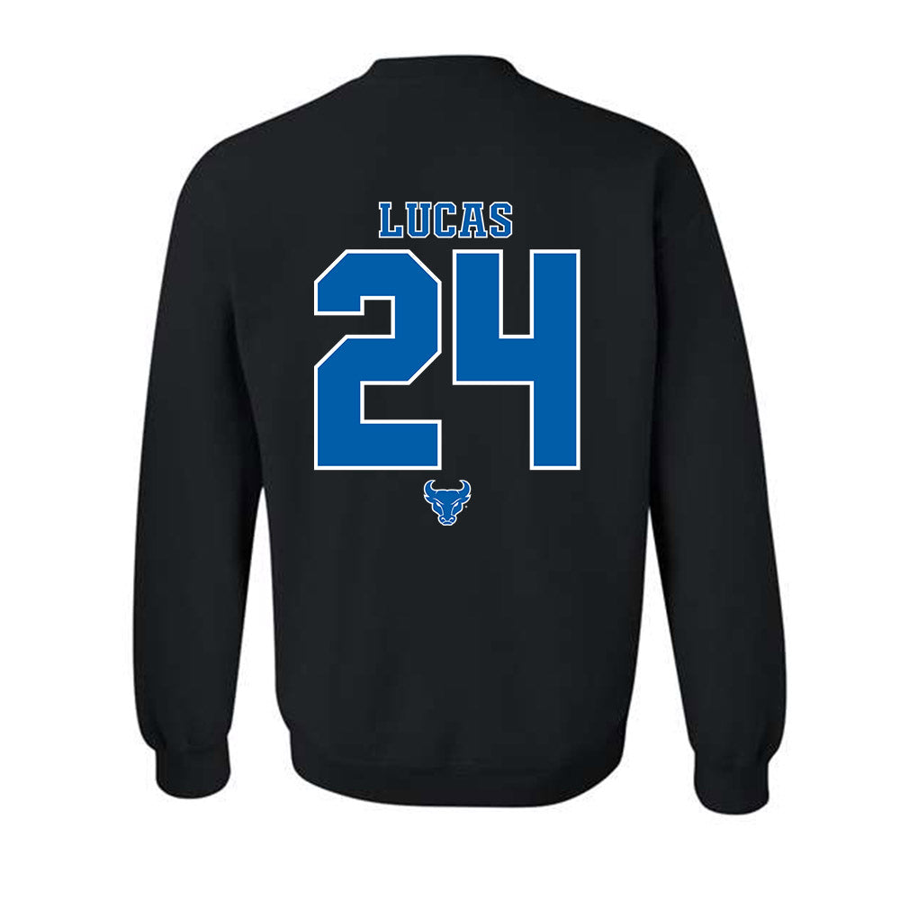 Buffalo - NCAA Women's Basketball : Meg Lucas - Classic Shersey Crewneck Sweatshirt-1