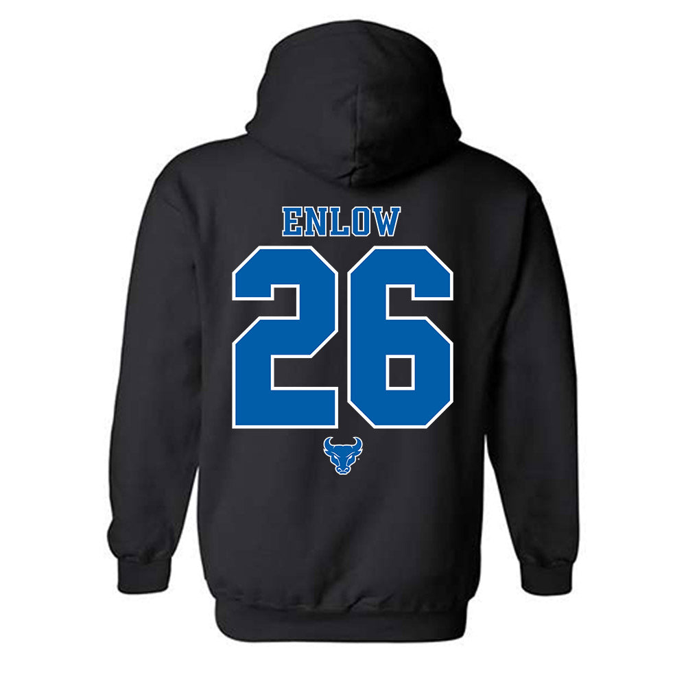 Buffalo - NCAA Football : Chase Enlow - Classic Shersey Hooded Sweatshirt-3