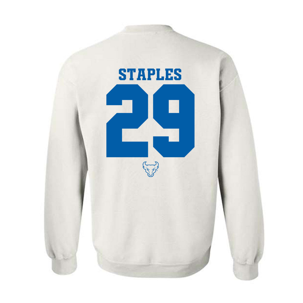 Buffalo - NCAA Football : Cardel Staples - Classic Shersey Crewneck Sweatshirt-1