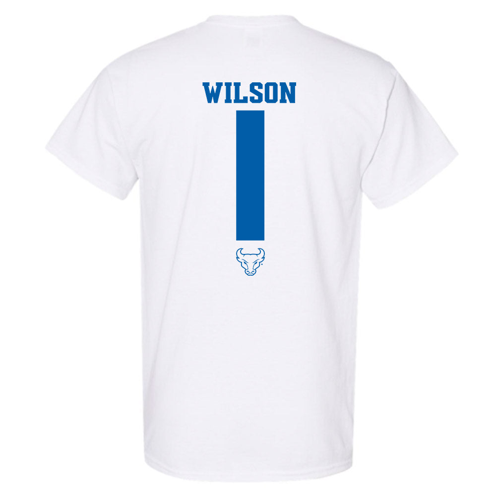 Buffalo - NCAA Women's Basketball : Asia Wilson - Classic Shersey T-Shirt-1